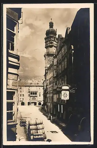 AK Innsbruck, Die Herzog Friedrichstrasse