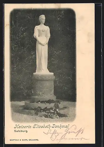 AK Salzburg, Kaiserin Elisabeth-Denkmal