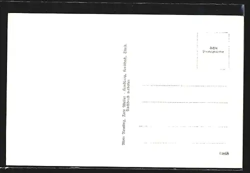 AK Kirchbach, Ortsansicht aus der Vogelschau