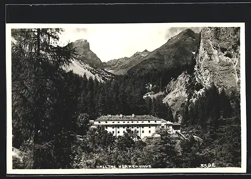 AK Hall /Tirol, Das Herrenhaus im Halltal