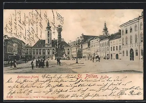 AK St. Pölten, Der Rathhaus-Platz