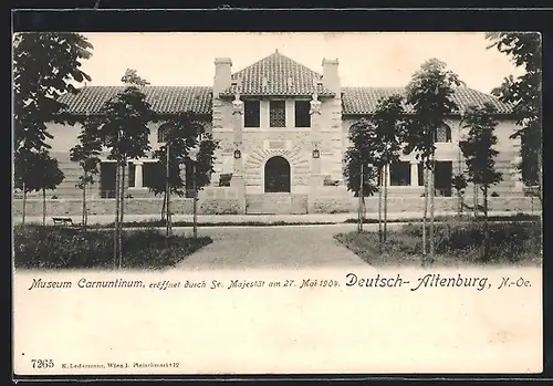 AK Deutsch-Altenburg, Museum Carnuntinum