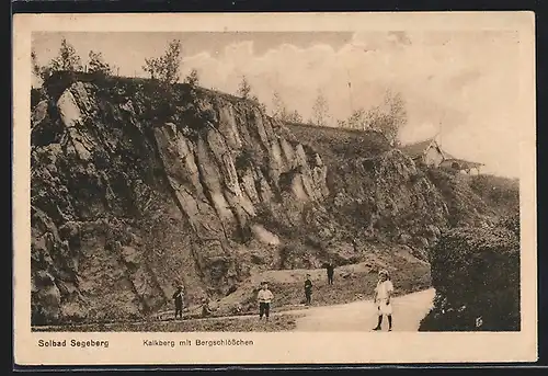 AK Bad Segeberg, Kalkberg mit Berschlösschen