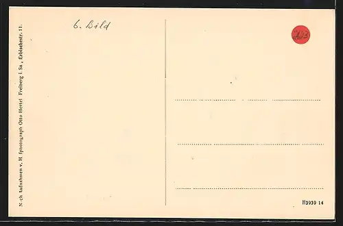 AK Freiberg, Bergfestspiel 1914, Der Orgelbauer Silbermann mit Gesellen und Lehrlingen bei der Arbeit