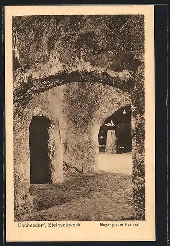 AK Kochendorf, Steinsalzwerk, Eingang zum Festsaal