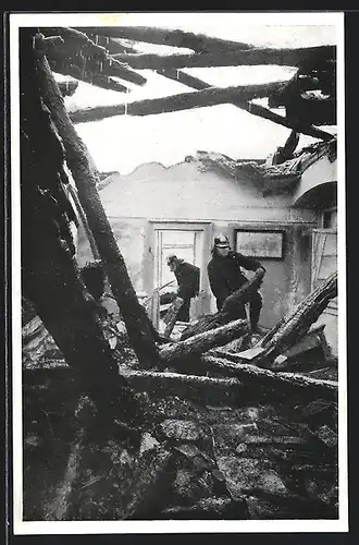 AK Stuttgart, Brandkatastrophe 1931, Das zerstörte Alte Schloss