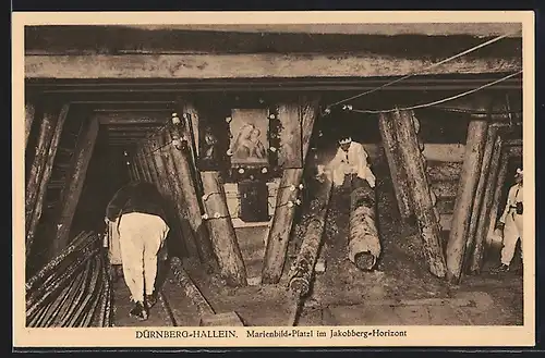 AK Dürnberg-Hallein, Marienbild-Platzl im Jakobberg-Horizont