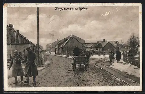 AK Kolno, Blick in die Hauptstrasse