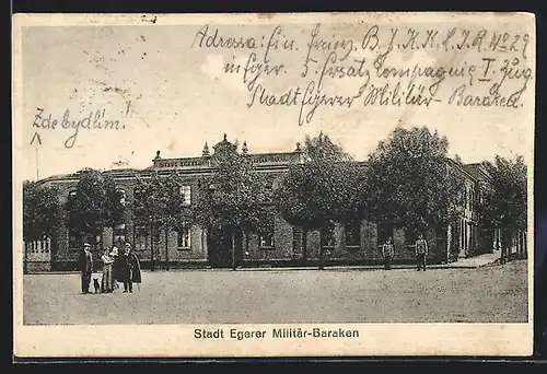 AK Eger, Stadt Egerer Militär-Baraken