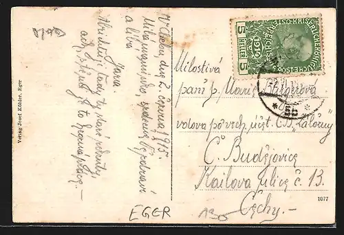 AK Eger, Stadt Egerer Militär-Baraken