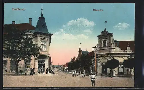 AK Dombovár, Jókai-utca