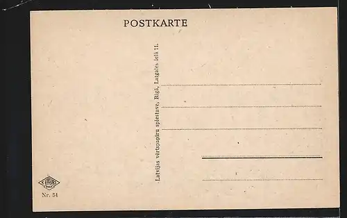 AK Riga, Strassenpartie am Opernhaus, Operas nams