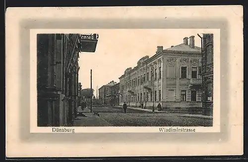 AK Dünaburg, Motiv aus der Wladimirstrasse