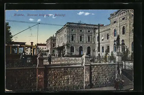 AK Krakow, Dworzec kolejowy, Bahnhof