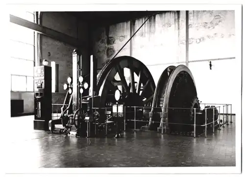 Fotografie unbekannter Fotograf, Ansicht Salzgitter, Fördermaschine der Schachtanlage Haverlahwiese I. H.W.I.