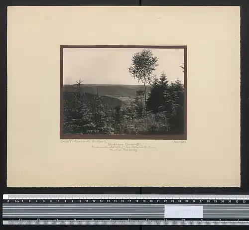 Fotografie Georg Friedrich Leonhardt, Stuttgart, Ansicht Sulzbach / Murr, Blick vom Eschelhof 1925