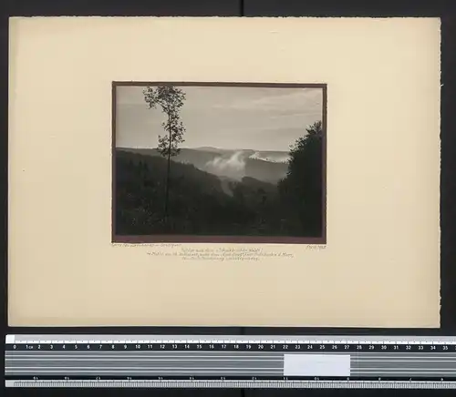 Fotografie Georg Friedrich Leonhardt, Stuttgart, Ansicht Sulzbach / Murr, Panorama am ob. Zollstock beim eschelhof 1925