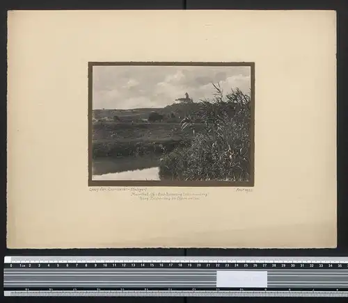 Fotografie Georg Friedrich Leonhardt, Stuttgart, Ansicht Oppenweiler, Burg Reichenberg im Murrthal 1925