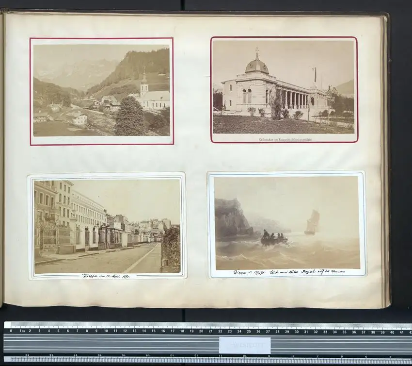 Fotoalbum mit 57 Fotografien, Alexandra v. Sachsen-Altenburg, Frankfurt / Main mit Synagoge, Danzig, Bad Reichenhall 30