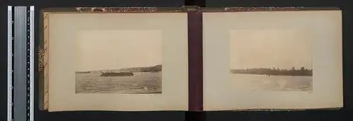 Fotoalbum mit 42 Fotografien. K.u.K. Kriegsmarine, Rundreise / Expedition Lagos, Kamerun, Dakar, Freetown, New York