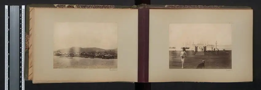 Fotoalbum mit 42 Fotografien. K.u.K. Kriegsmarine, Rundreise / Expedition Lagos, Kamerun, Dakar, Freetown, New York 5