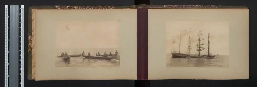 Fotoalbum mit 42 Fotografien. K.u.K. Kriegsmarine, Rundreise / Expedition Lagos, Kamerun, Dakar, Freetown, New York 6