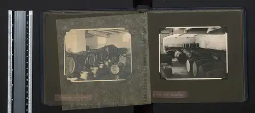 Fotoalbum mit 46 Fotografien, Ansicht Flensburg, 70 Jahre Firma C. M. Hansen Nachf. Mineralöl / Tankstelle, 1932