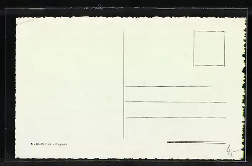 AK Lugano, Blick auf Lugano und Paradiso
