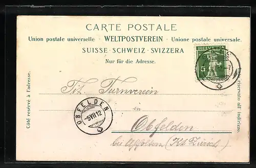 AK Trogen, Ortsansicht aus der Vogelschau