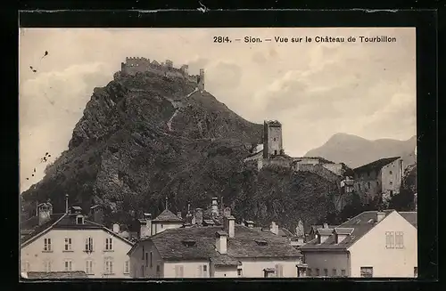 AK Sion, Vue sur le Chateau de Tourbillon