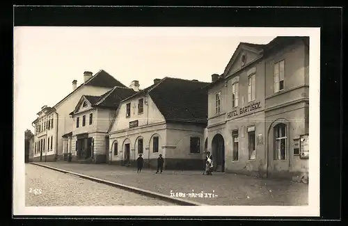 AK Zleby, Namesti, Hotel Bartusek