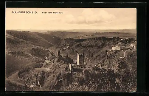 AK Manderscheid, Blick vom Belvedere