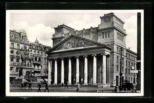 AK Bad Aachen, Partie am Stadttheater