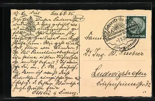 AK Schierke /Harz, Ortsansicht aus der Vogelschau