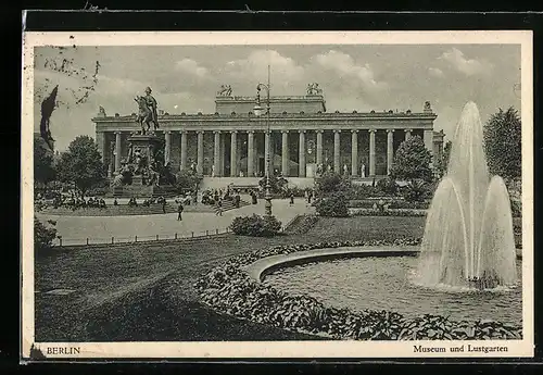 AK Berlin, Museum und Lustgarten