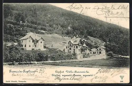 AK Trencenteplic, Göpfert Villa-Baross