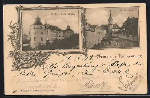 AK Langenburg, Schloss Langenburg, Schlosshof
