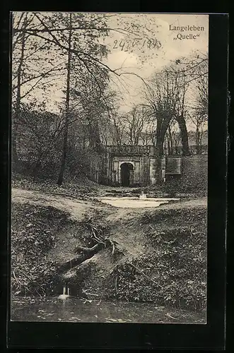 AK Königslutter am Elm, Langeleben Quellenhaus des Schierpkebaches