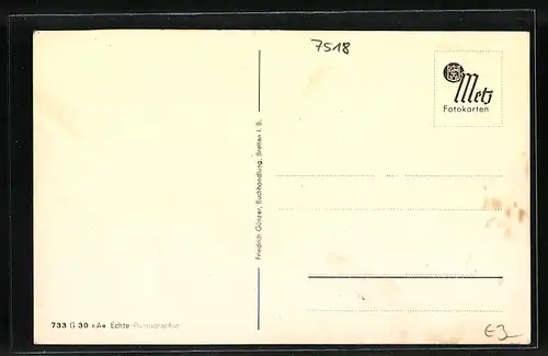 AK Bretten, Marktplatz mit Rathaus