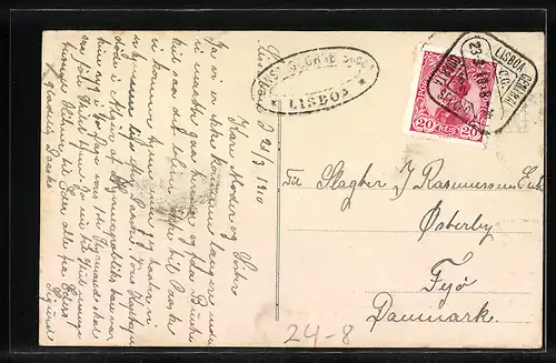 AK Il disastro di Messina, Un accampamento, Erdbeben