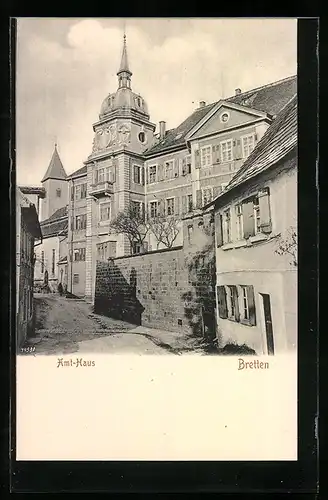 AK Bretten, Strasse am Amt-Haus