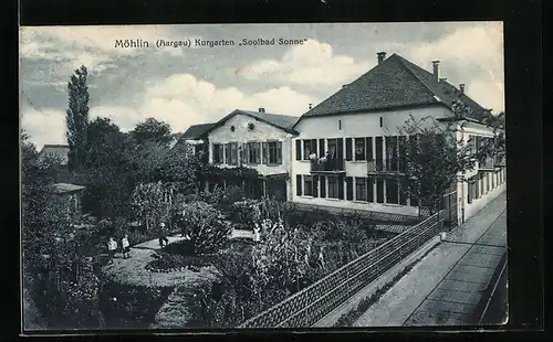 AK Möhlin /Aargau, Kurgarten Soolbad Sonne