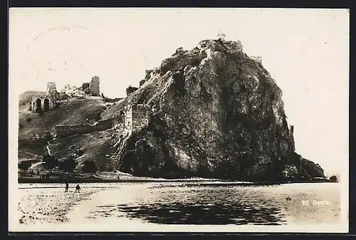 AK Devin, Felsen mit Ruine