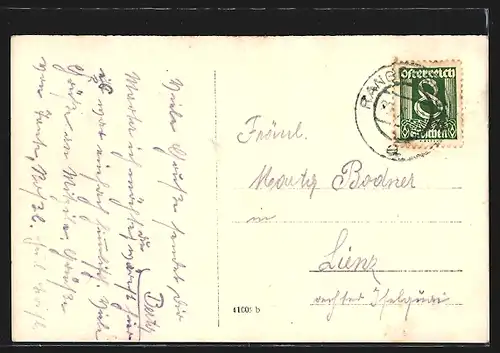 AK Rangersdorf im Mölltal, Blick zum Ort mit Kirche