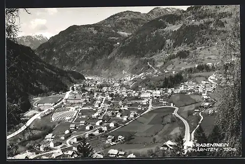 AK Radenthein /Kärnten, Teilansicht mit Strassenpartie