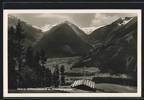 AK Neukirchen am Grossvenediger, Ober- & Unter-Sulzbachtal mit Venedigergruppe