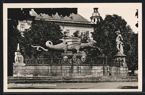 AK Klagenfurt, Lindwurmbrunnen