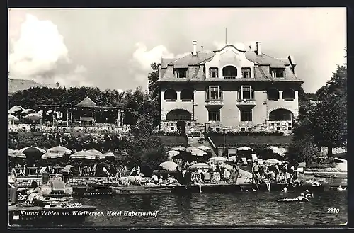 AK Velden am Wörthersee, Hotel Hubertushof