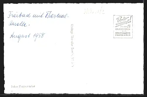 AK Villach, Freibad mit Cafe