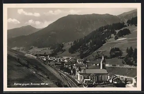 AK Matrei, Ortsansicht gegen Brenner